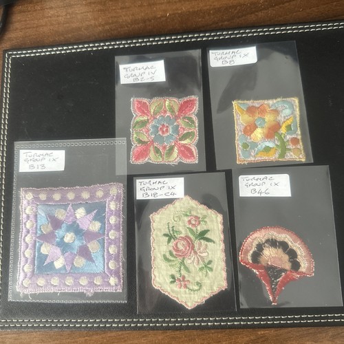 Silk turmac embroidered group - silk,