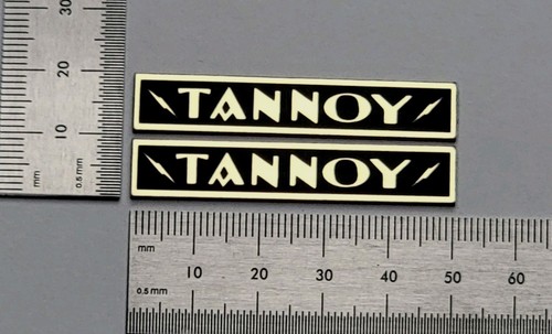 Tannoy speaker badge custom - badge, 2"