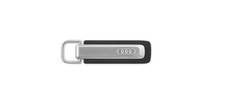 Audi Key ring rings, silver /