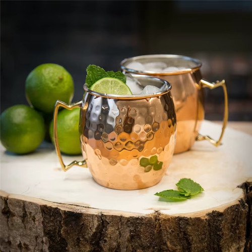 550ml hammered copper - 550ml, plated