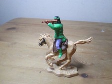 Vintage Ultra rare Timpo Apache with lilac trousers and Lime green boots 1/32