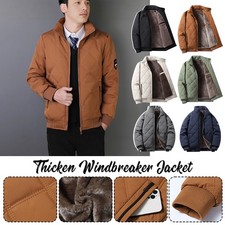 Men Winter Plush Lined Padded