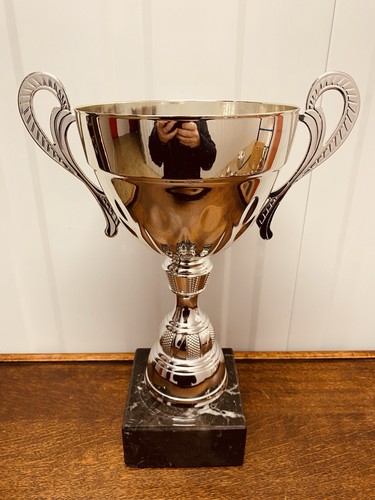 Big silver trophy - trophy, 13”