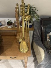 Vintage solid brass thistle