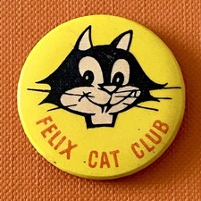 Felix The Cat Club Vintage Pin Badge 3cm 1970’s Great Condition with Pin 