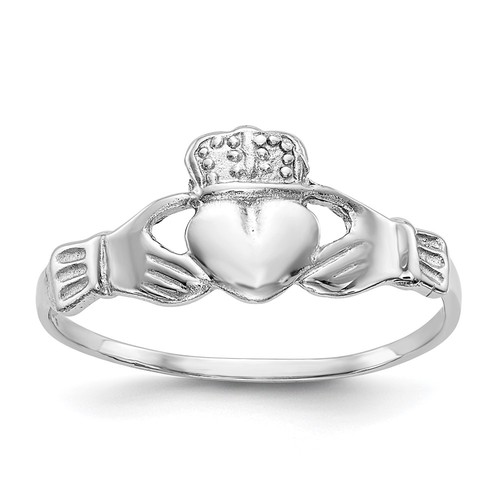 10k white gold polished - white,