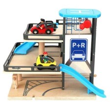 Kids wooden car - , garage