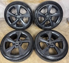 18'' GENUINE AUDI A3 S LINE GREY ALLOY WHEELS ALLOYS TYRES S3 GOLF 8V0601025J