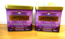 2 x Twinings tea tins
