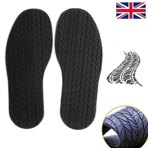 Black rubber stick soles - rubber, on