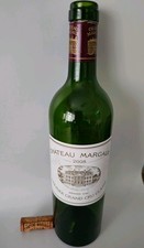 Chateau Margaux 2008 Empty Wine Bottle with Cork