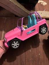 Barbie Pink Car Jeep Beach