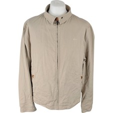 Lacoste Jacket Medium Men's Beige Cotton Vintage Harrington Jacket Devanlay 90s