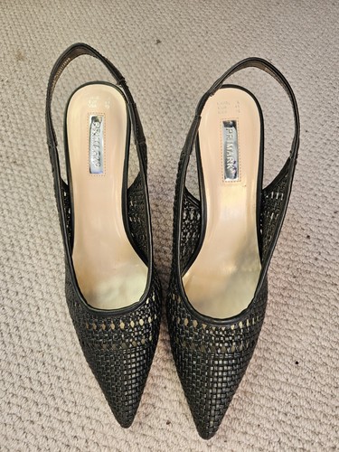 Primark black slingback shoes - primark,