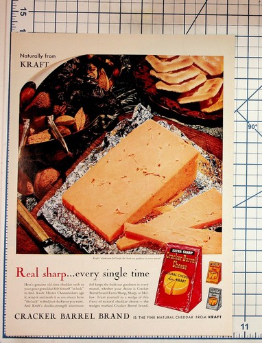 Vintage kraft cracker barrel - kraft,