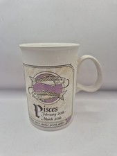 Dunoon Zodiac Mug/Cup Pisces Astrology ceramic novelty Gift made in Scotland