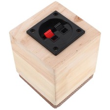  Car Speaker Box: Wooden Speaker Cabinet For Truck Vehicle Car Audio - Empty