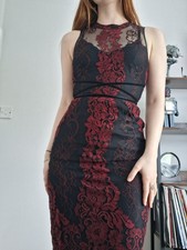 Monsoon Burgundy Red And Black