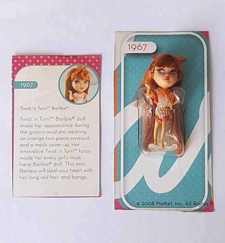 Barbie mini doll - barbie, 1967