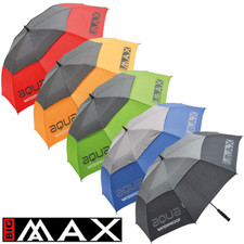 BIG MAX AQUA WATERPROOF 52" DUAL CANOPY AUTOMATIC OPEN GOLF UMBRELLA @ 50% OFF