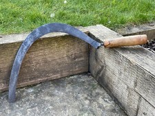 Vintage Fussell No 2 Garden Sickle Billhook Slasher Grass Hook Old Tool