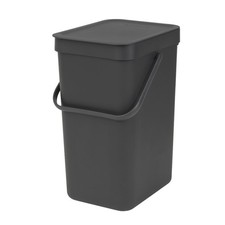 Brabantia Sort and Go Bin, 12 Litre - Grey