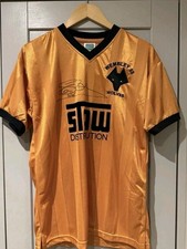 Signed Steve Bull Wolves Shirt