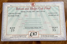 1998 Benson & Hedges Cup Final