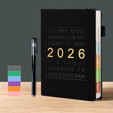 2026 Diary A5 Day to Page / Week To View Full Year Planner Desk Hardback Diary
