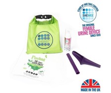 SHEWEE Flexi Travel Pack Pee Funnel, and Urine Bags Bundle UK – Purple