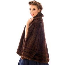 VTG 40s Dark Brown Sable Fur