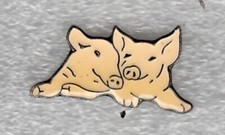 Piglet pin badge. Piglets