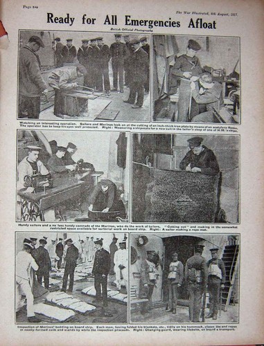 Old vintage print 1917 - 1917, ww1