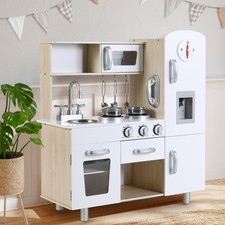 Kids Wooden Play Kitchen