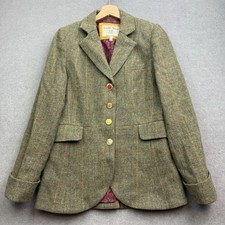 JOULES Tweed Jacket UK 12 Toad