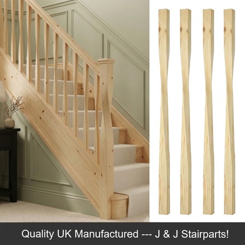 Pine contemporary stair - pine,