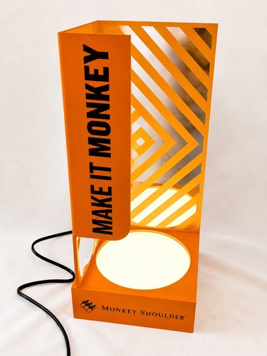 Monkey shoulder bottle display - monkey,