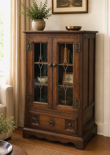 Old charm oak cabinet - oak, fi