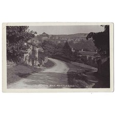 KETTLEWELL School Hill, Yorks, RP Postcard by Bramley, Postmark Kettlewell 1923