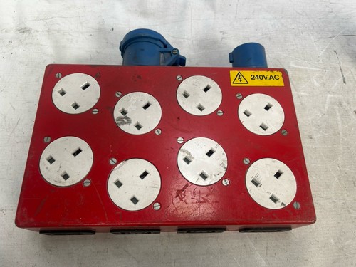 Distribution box 16amp out - box, in/out
