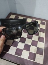 Mercedes Benz Sunglasses Black Tint, Red Black Frame Repaired