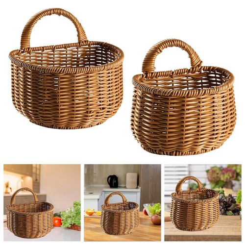 Kitchen storage basket woven - storage,