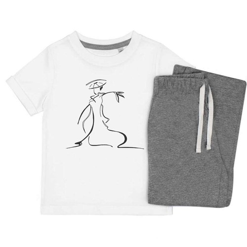 Abstract oriental woman kids - oriental,