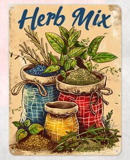 Home Grown Herb Mix Metal