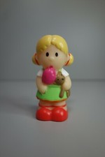ELC Happyland GIRL With Teddy Figure - Used, Kids Toy, Collectible Figure