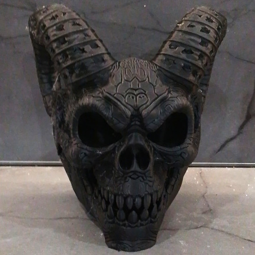 Gothickrampus skull bowl - skull,