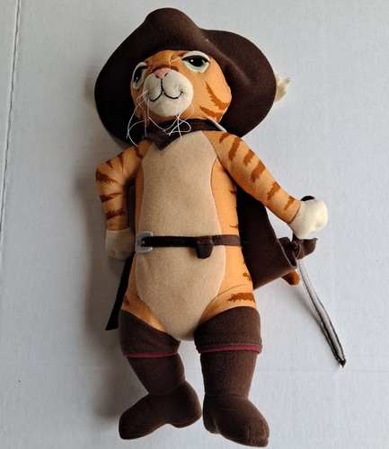Talking puss boots plush - in,