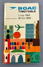 BOAC Airline Timetable July -