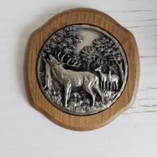 Vintage Deer Stag Scene Wall