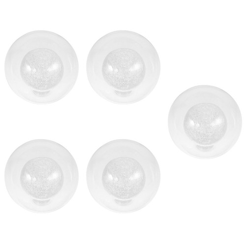 5pcs transparent glass lamp - glass,